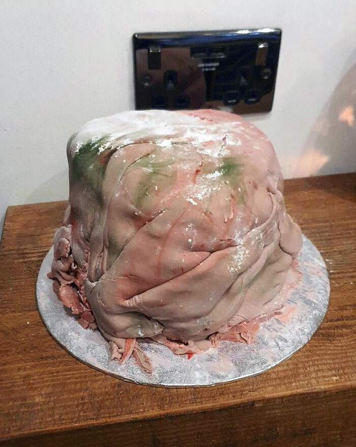 An Attempt At A Christmas Cake