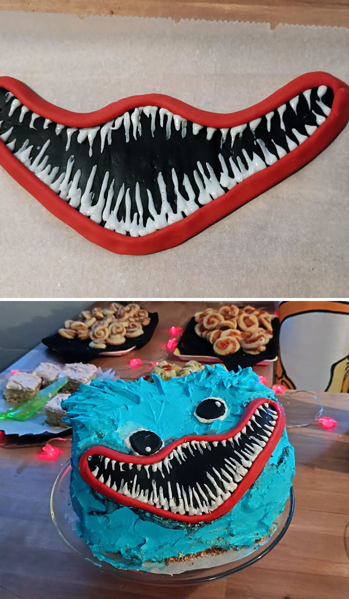 I Told The Child That This Was The Last Time I Would Mix Anything With Food Coloring. I'm Not A Baker And I Don't Create Any Masterpieces