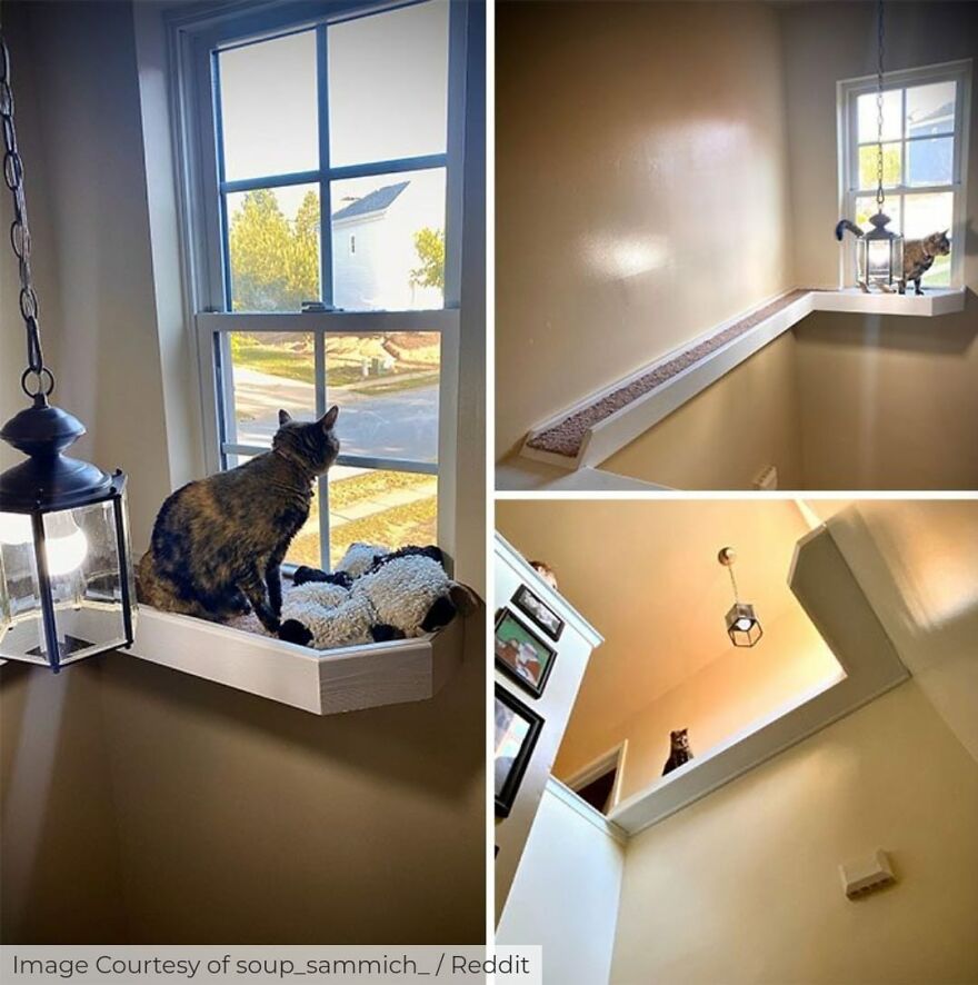 A Friendly Reminder For When We See Homes With Dust Shelves And Random Windows That You Can Never Reach, There Are People Who Find Use Cases For Them. Wondering How They Clean Up There, Robot Vac? 