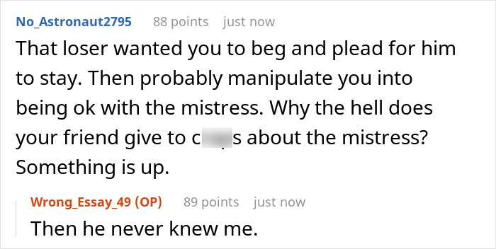  Woman Allows Husband&rsquo;s Mistress To Think He Owns Her Assets, Gets Called A &ldquo;Douche&rdquo; By Friend