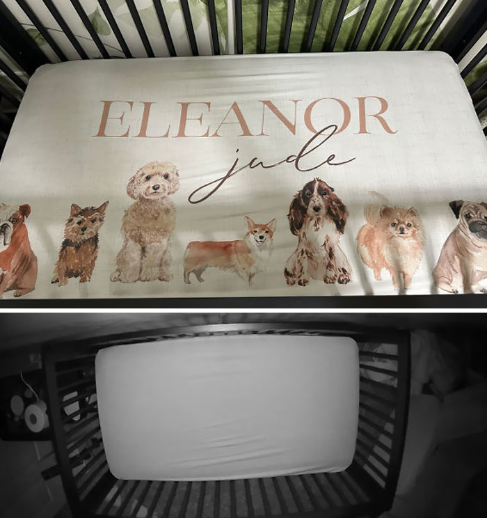 The Print On My Daughter’s Crib Sheet Doesn’t Show On Her Monitor