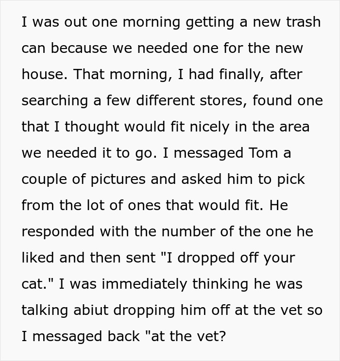 &ldquo;[Am I The Jerk] For Calling Off My $40K Wedding Because My Fianc&eacute; Dropped My Cat Off Somewhere?&rdquo;