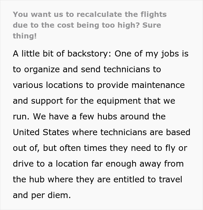 Company Thinks $35k For A Business Trip Is Absurd, Ends Up Paying Even More