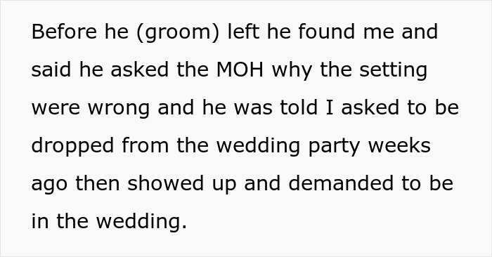 Woman Suspects Bride Is Trying To Push Her Out Of Her Brother’s Wedding, Has A Plan To Outsmart Her Woman Suspects Bride Is Trying To Push Her Out Of Her Brother’s Wedding, Has A Plan To Outsmart Her