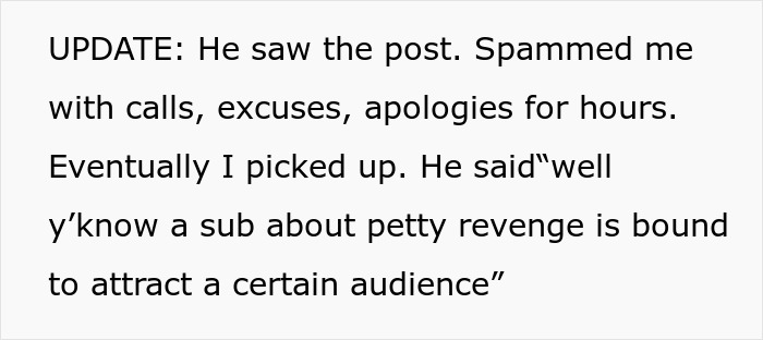 "Started Crying, Pouting, And Stomping His Legs": Guy Shows His True Colors After GF's Revenge