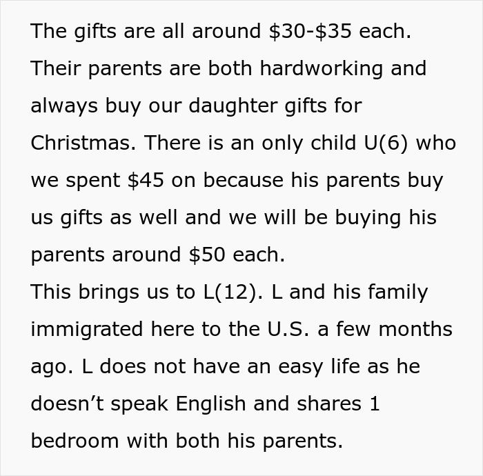&ldquo;AITA For Not Gifting My Nephew As Nice A Gift As His Cousin&rsquo;s Because His Parents Are Poor?&rdquo;