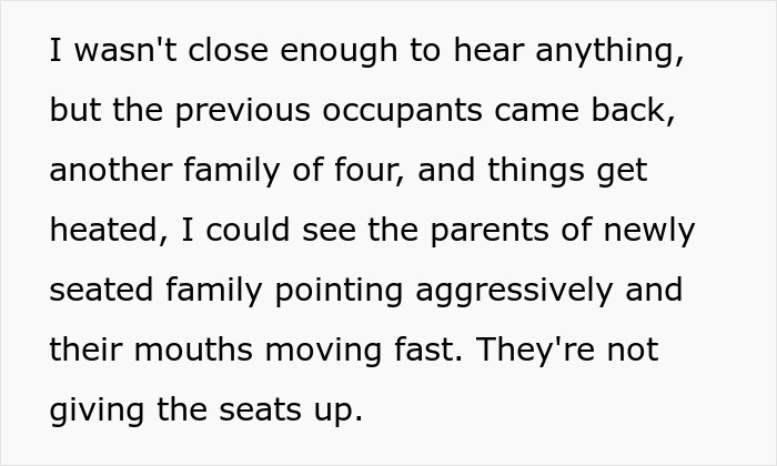 Family Regret Taking Someone Else's Theater Seats After They See What Seats They Got Family Regret Taking Someone Else's Theater Seats After They See What Seats They Got