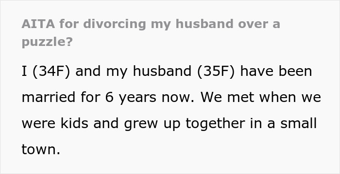 &ldquo;A Waste Of A Pretty Face&rdquo;: Woman Divorces Husband Of 6 Years Over A Puzzle