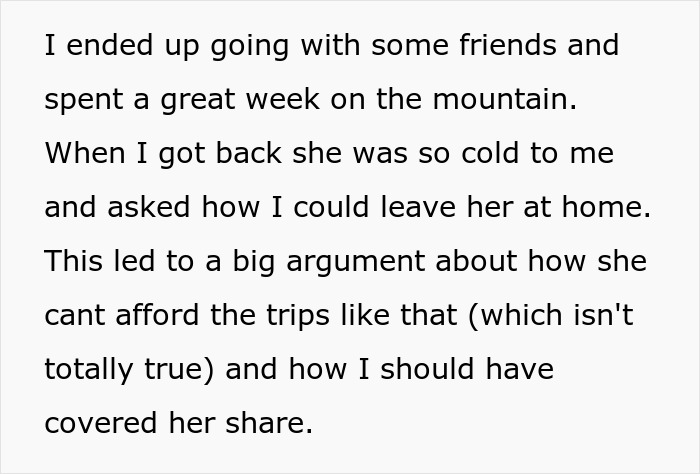 Guy Refuses To Pay For GF Of 5 Years And Goes On Vacation Without Her, Doesn’t Get Why She’s Mad Guy Refuses To Pay For GF Of 5 Years And Goes On Vacation Without Her, Doesn’t Get Why She’s Mad