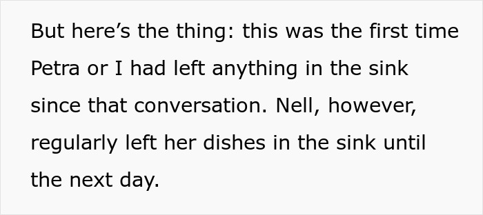 Roommate Complains About Dishes In The Sink, Regrets It When She Does The Same Thing