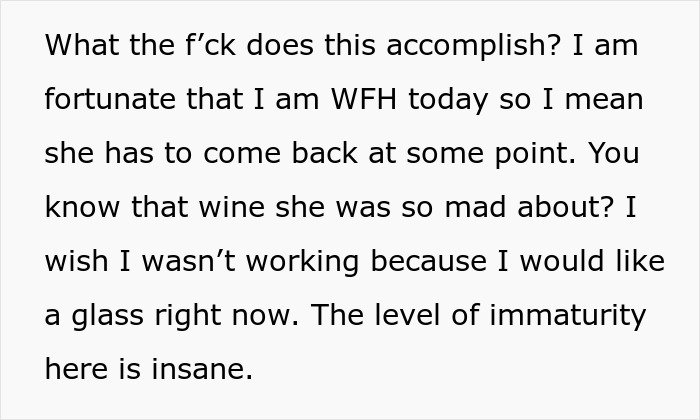 Woman Demands Roommate Adhere To &lsquo;No Alcohol&rsquo; Rule, Loses Her Place To Live Instead