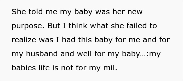 Woman Dumbfounded After Realizing MIL Thinks Her New Baby Is For Her