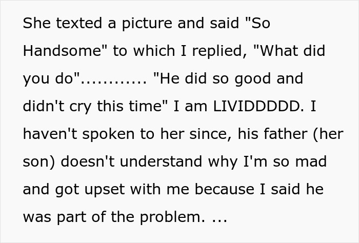 Woman Stops Talking To Her MIL After She Cuts All Of Her Son&rsquo;s Hair Off Without Permission