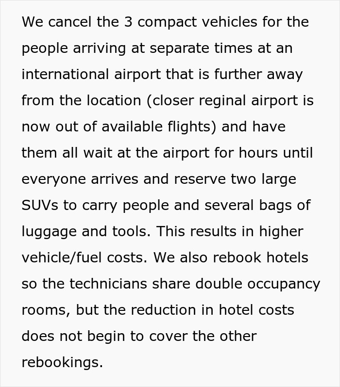 Company Thinks $35k For A Business Trip Is Absurd, Ends Up Paying Even More