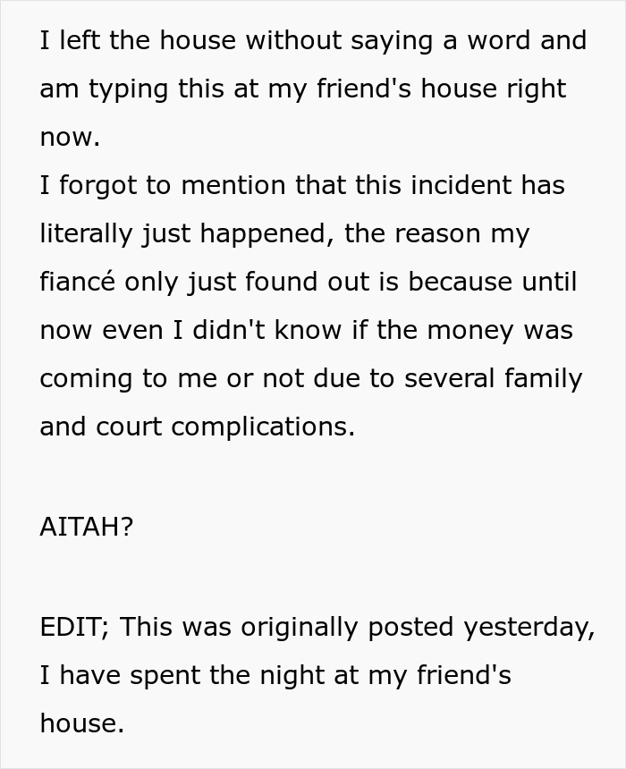 Woman Loses Her Mind When She Learns How Her Fiancé Plans To Spend Her Inheritance Woman Loses Her Mind When She Learns How Her Fiancé Plans To Spend Her Inheritance