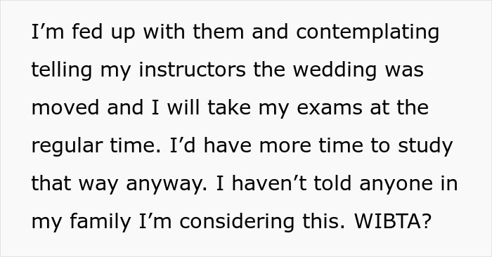 Woman Suspects Bride Is Trying To Push Her Out Of Her Brother’s Wedding, Has A Plan To Outsmart Her Woman Suspects Bride Is Trying To Push Her Out Of Her Brother’s Wedding, Has A Plan To Outsmart Her
