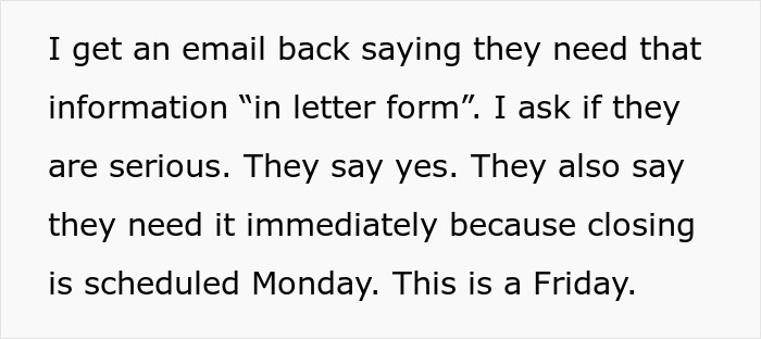 Worker Complies Maliciously When Client Demands Information In Letter Form Only Worker Complies Maliciously When Client Demands Information In Letter Form Only
