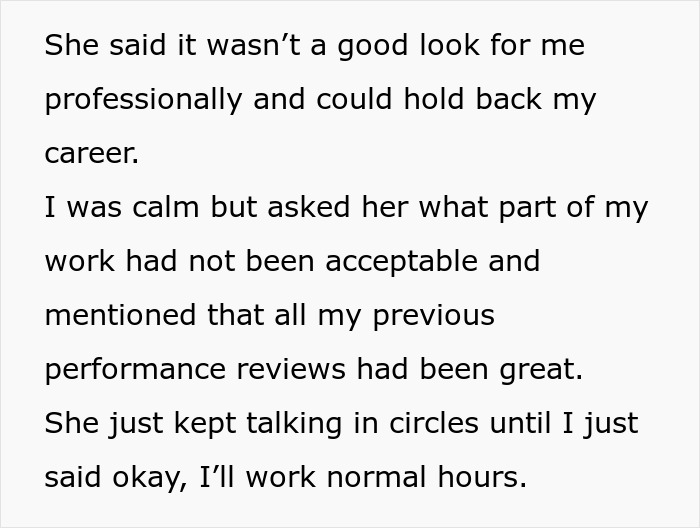 New Manager Pokes At Person Starting And Leaving An Hour Early, Comes To Regret It New Manager Pokes At Person Starting And Leaving An Hour Early, Comes To Regret It