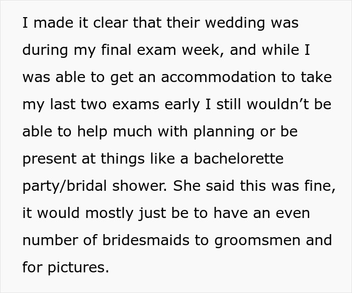 Woman Suspects Bride Is Trying To Push Her Out Of Her Brother’s Wedding, Has A Plan To Outsmart Her Woman Suspects Bride Is Trying To Push Her Out Of Her Brother’s Wedding, Has A Plan To Outsmart Her