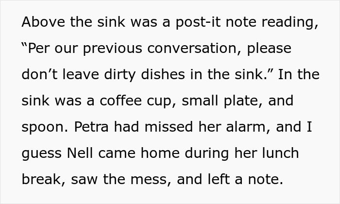 Roommate Complains About Dishes In The Sink, Regrets It When She Does The Same Thing