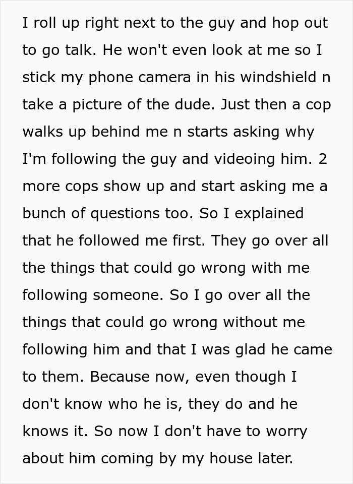 &ldquo;I Know He&rsquo;s On The Phone With 911&rdquo;: Guy Teaches Jerk Driver A Lesson For Following Him Home