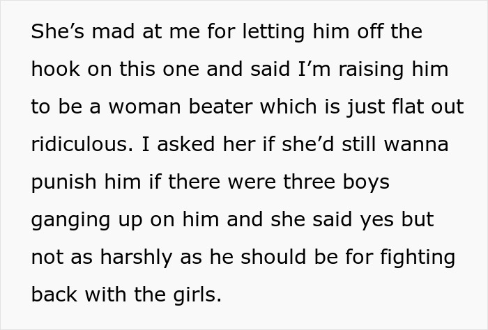 Father Won't Take Any Action Towards Son Over His Fight With 3 Girls At School, Wife Is Livid