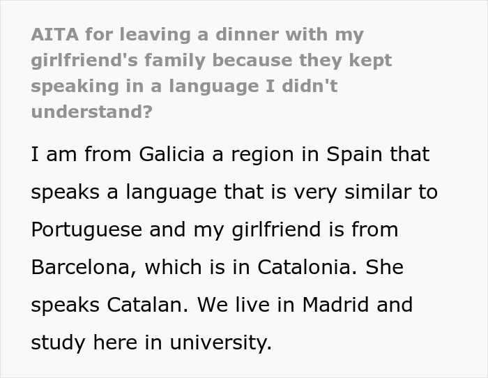 Woman&rsquo;s Family Keeps Responding To Her BF In A Language That He Doesn&rsquo;t Understand, He Leaves Dinner 