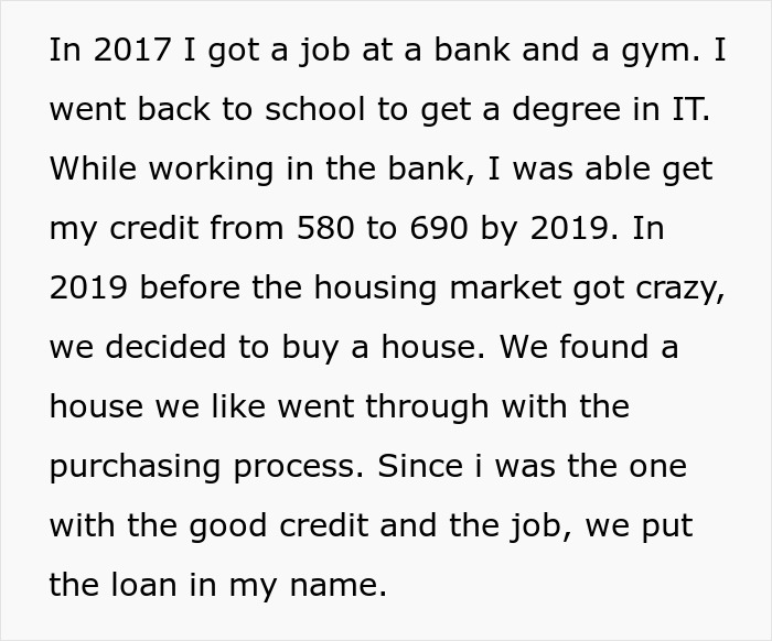 Ex Feels Entitled To Half Of House Sale Earnings, Is Shocked To Be Left With Nothing