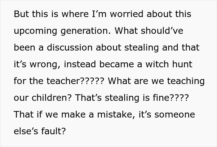 &ldquo;I&rsquo;m Beside Myself&rdquo;: Teacher Loses Faith In New Generation After Parents Defend Child Stealing