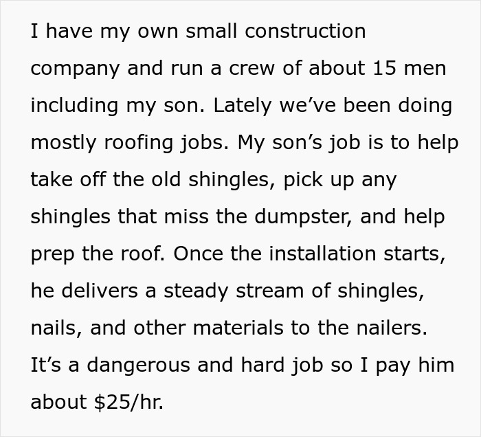 Woman Is Mad Brother Earns $10/h More Than She Does, Wants Parents To Make Up For It Woman Is Mad Brother Earns $10/h More Than She Does, Wants Parents To Make Up For It