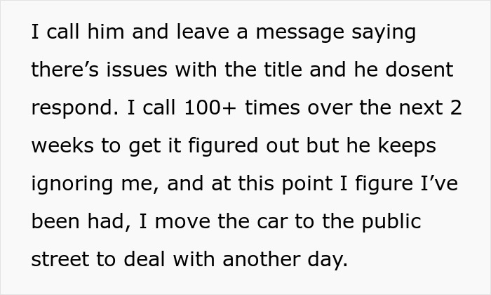 “Can’t Put A Price On That”: Guy Outsmarts Car Seller Who Tried To Scam Him “Can’t Put A Price On That”: Guy Outsmarts Car Seller Who Tried To Scam Him
