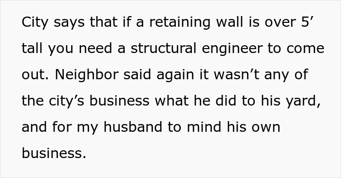 “Husband Tries To Warn Neighbors About Their Landscaping, Gets Told To Mind His Own Business” “Husband Tries To Warn Neighbors About Their Landscaping, Gets Told To Mind His Own Business”