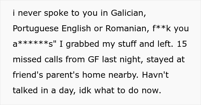 Woman&rsquo;s Family Keeps Responding To Her BF In A Language That He Doesn&rsquo;t Understand, He Leaves Dinner 