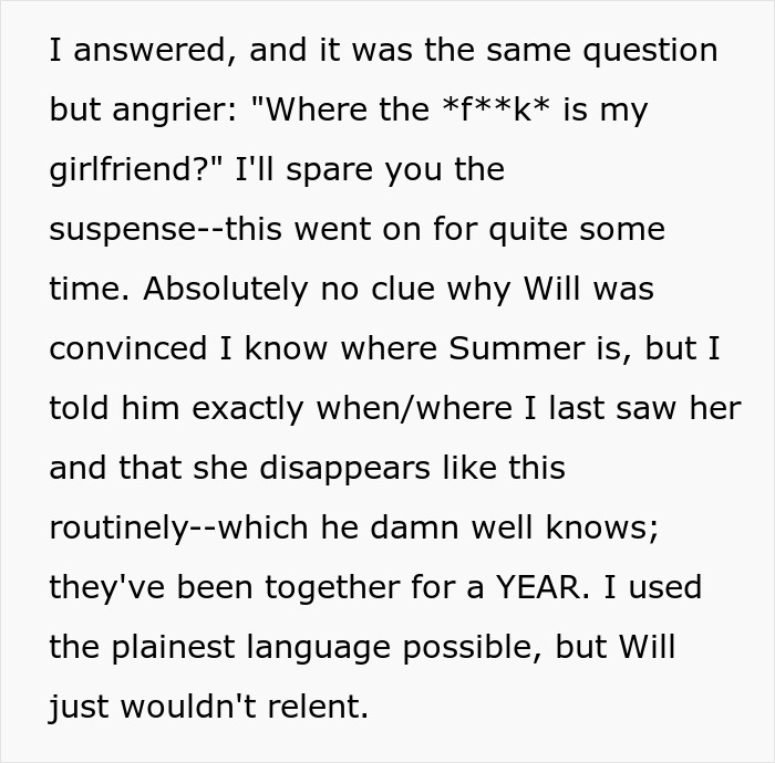 Woman Says She Won’t Apologize To Friend’s BF For Losing Her Cool After His 51st Call To Her Woman Says She Won’t Apologize To Friend’s BF For Losing Her Cool After His 51st Call To Her