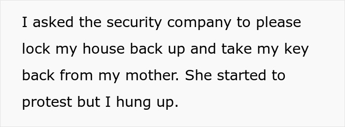 Person Goes Vacationing, Refuses To Bail Out Mom From The Police As She Breaks Into Their House Person Goes Vacationing, Refuses To Bail Out Mom From The Police As She Breaks Into Their House