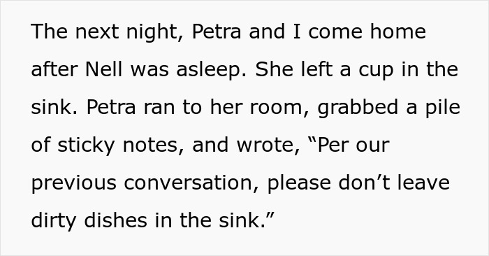 Roommate Complains About Dishes In The Sink, Regrets It When She Does The Same Thing