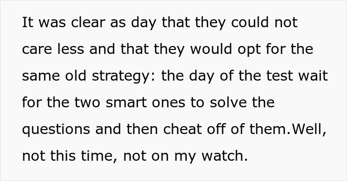 Teacher Gets Petty Revenge On Lazy Students Who Thought They Could Cheat On Every Test
