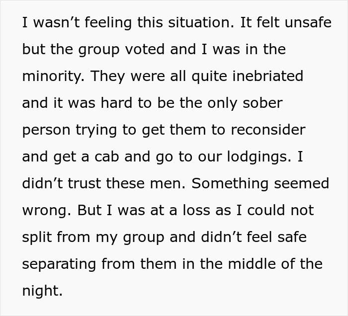Woman Leaves Bachelorette Party Early, As She Feels Unsafe, Soon Her Suspicions Are Proved Right Woman Leaves Bachelorette Party Early, As She Feels Unsafe, Soon Her Suspicions Are Proved Right