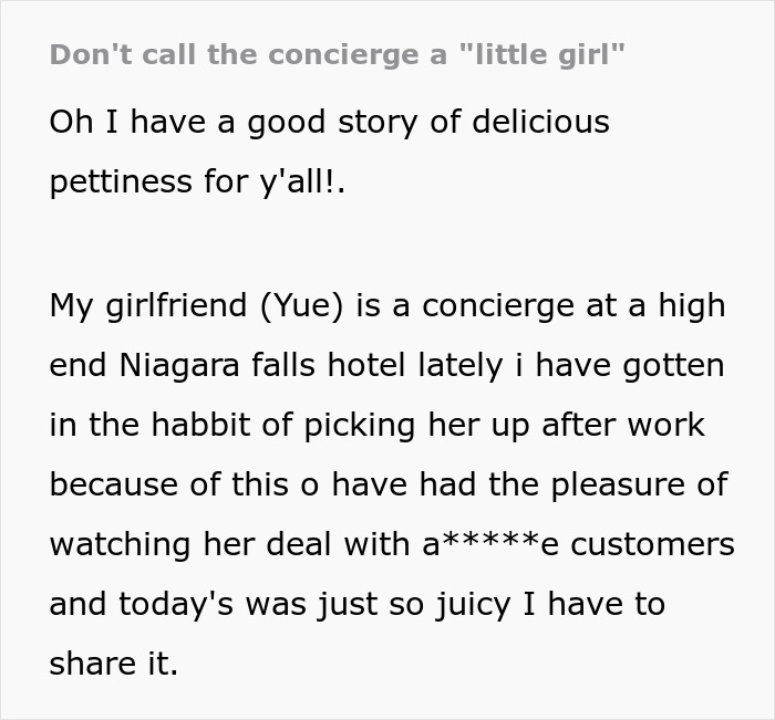 Entitled Hotel Guest Calls Concierge A &ldquo;Little Girl&rdquo; When She Doesn&rsquo;t Do His Bidding, Regrets It