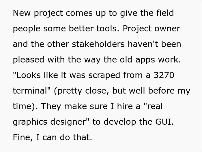Team Manager Takes Designer's Big Monitors Away To Show How Real Users See Her Designs