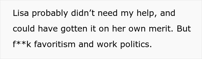 Person Reveals Interview Secrets To Applicant, Making Sure Candidate With Unfair Advantage Loses