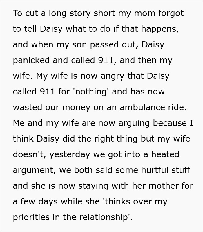 Woman Is Furious At Husband For Siding With Babysitter, She Leaves Home To Stay In Hotel