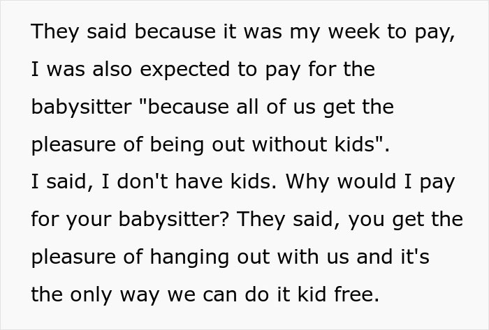 Woman Refuses To Chip In For Babysitting Because She Doesn&rsquo;t Even Have Kids, Asks If She&rsquo;s A Jerk
