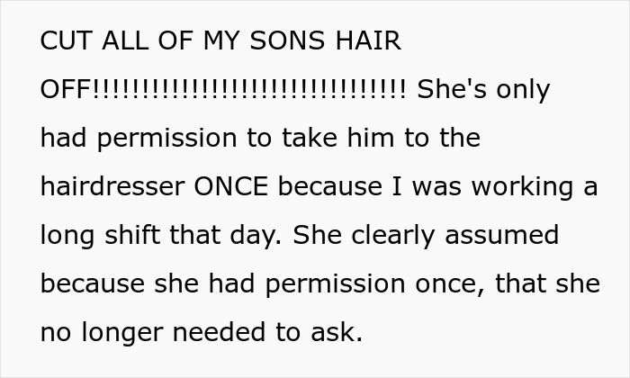 Woman Stops Talking To Her MIL After She Cuts All Of Her Son&rsquo;s Hair Off Without Permission
