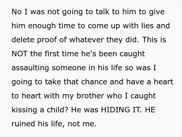 Woman Is Disgusted By Her 25 Y.O. Brother Dating A 16 Y.O., Decides To Uncover Their Secret Woman Is Disgusted By Her 25 Y.O. Brother Dating A 16 Y.O., Decides To Uncover Their Secret