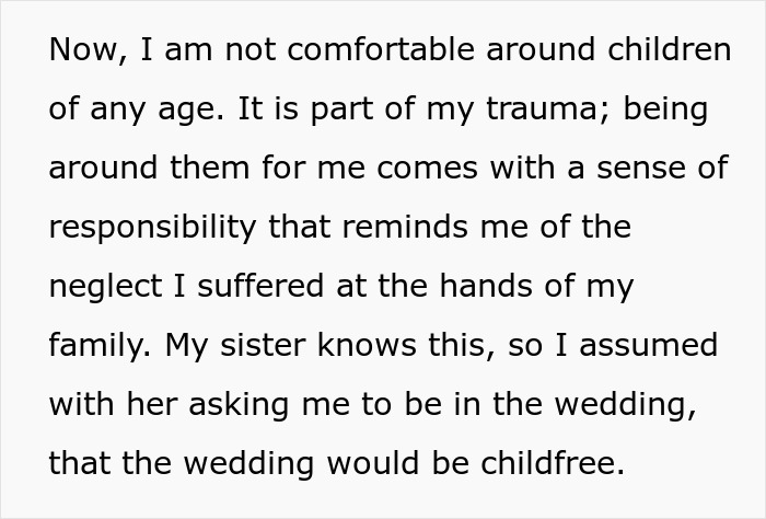 Woman Seeks Support After Being “Uninvited” From Sister’s Wedding, Gets Dragged Instead Woman Seeks Support After Being “Uninvited” From Sister’s Wedding, Gets Dragged Instead