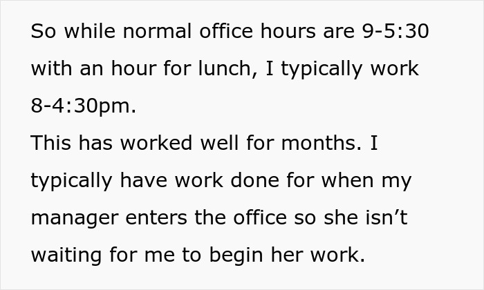 New Manager Pokes At Person Starting And Leaving An Hour Early, Comes To Regret It New Manager Pokes At Person Starting And Leaving An Hour Early, Comes To Regret It