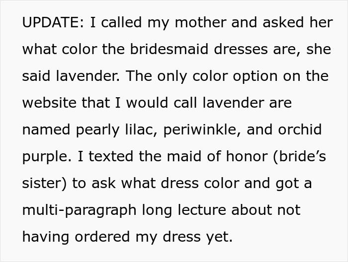Woman Suspects Bride Is Trying To Push Her Out Of Her Brother’s Wedding, Has A Plan To Outsmart Her Woman Suspects Bride Is Trying To Push Her Out Of Her Brother’s Wedding, Has A Plan To Outsmart Her