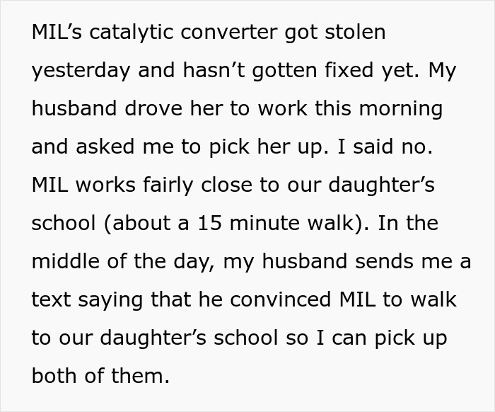 Woman Refuses To Downplay Her Boundary And Leaves MIL In A Parking Lot, Asks If She Was Wrong