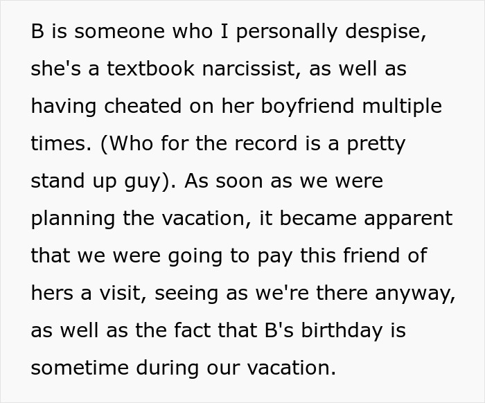 &ldquo;I Finally Learned The Truth&rdquo;: Man Considers Leaving GF On A Vacation Without Telling Her